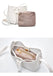 Stylish Soft Leather Half Circle Mini Bucket Tassel Crossbody - - Luxury bags by WAAMII