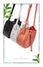 Stylish Soft Leather Half Circle Mini Bucket Tassel Crossbody - - Luxury bags by WAAMII