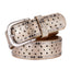 Stylish Women Rivet Belt Hollow Out Wristband-WB7039 Accessories WAAMII Light gold 110cm 