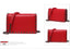 Top Grain Cow Leather Rivets Crossbody Bag with Leather Mix Metal Chain - - Luxury bags by WAAMII