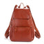 Top Grain Litchi Pattern Genuine Leather Cute Women's Backpack
