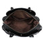 Top Grain Serpentine Pattern Leather Handbag Boston Satchel - - Luxury bags by WAAMII