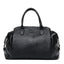 Top Grain Serpentine Pattern Leather Handbag Boston Satchel - Black 36X13X25CM - Luxury bags by WAAMII