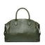 Top Grain Serpentine Pattern Leather Handbag Boston Satchel - Green 36X13X25CM - Luxury bags by WAAMII