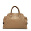 Top Grain Serpentine Pattern Leather Handbag Boston Satchel bags WAAMII Khaki 36X13X25CM 