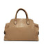 Top Grain Serpentine Pattern Leather Handbag Boston Satchel - Khaki 36X13X25CM - Luxury bags by WAAMII