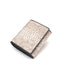 Top Grain Serpentine Pattern Leather Rfid Card Holder Mini Purse Wallet