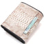 Top Grain Serpentine Pattern Leather Rfid Card Holder Mini Purse Wallet - - Luxury bags by WAAMII