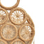 Top Handle Circular Weaving Hollow Straw Bag Beach Bag - - Luxury bags by WAAMII