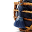 Top Handle Half Moon Bamboo Tassel Tote - - Luxury bags by WAAMII