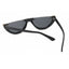 Trendy Half Frame Rimless Cat Eye Sunglasses Rhinestone Polarized Sunglasses For Women - - Luxury Accessories by WAAMII