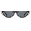 Trendy Half Frame Rimless Cat Eye Sunglasses Rhinestone Polarized Sunglasses For Women Accessories WAAMII   