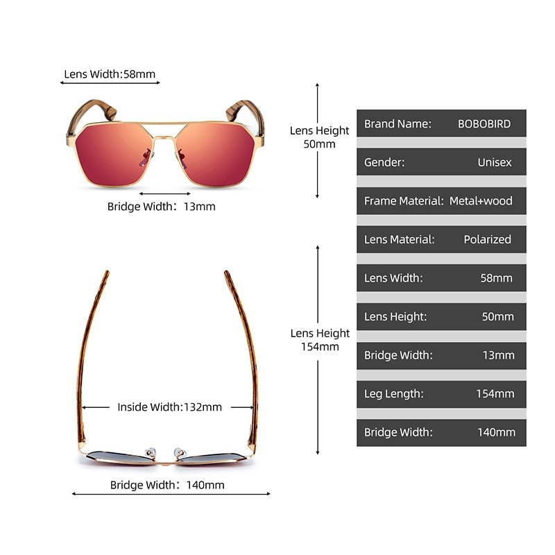 UV400 Polarized Metal Sunglasses - - Luxury Accessories by WAAMII