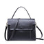 Vintage Genuine Leather Ladies Messenger Bag - Black - Luxury bags by WAAMII