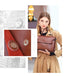 Vintage Genuine Leather Ladies Messenger Bag - - Luxury bags by WAAMII