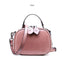 Vintage Ladies Oil Wax Leather Crossbody Bag - Pink Mini(Max Length<20cm) - Luxury bags by WAAMII