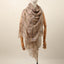 Designer Shawl Gold Thread Metalic Plaid Scarf-Pink/Black - - Luxury Accessories by WAAMII