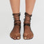 Women Summer Gauzy Fishnet Mesh Ankle Socks