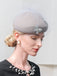 Women Wool Beret Veil Fascinator Butterfly Hat Church Hat WB3141 - - Luxury Accessories by WAAMII