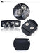 Womens Crystal Flower Elastic Belt Waistband-Black - - Luxury Accessories by WAAMII