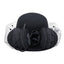 Wool Fascinator Silk Flower Derby Church Hat With Veil - Black - Luxury Accessories by WAAMII