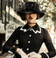 Wool Fascinator Silk Flower Derby Church Hat With Veil - - Luxury Accessories by WAAMII