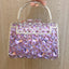 Gemma Fleur Rain Rhinestone Clutch in Violet - WAAMII