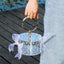 Mini Round Transparent Jelly Bag Silk Scarf Clutch