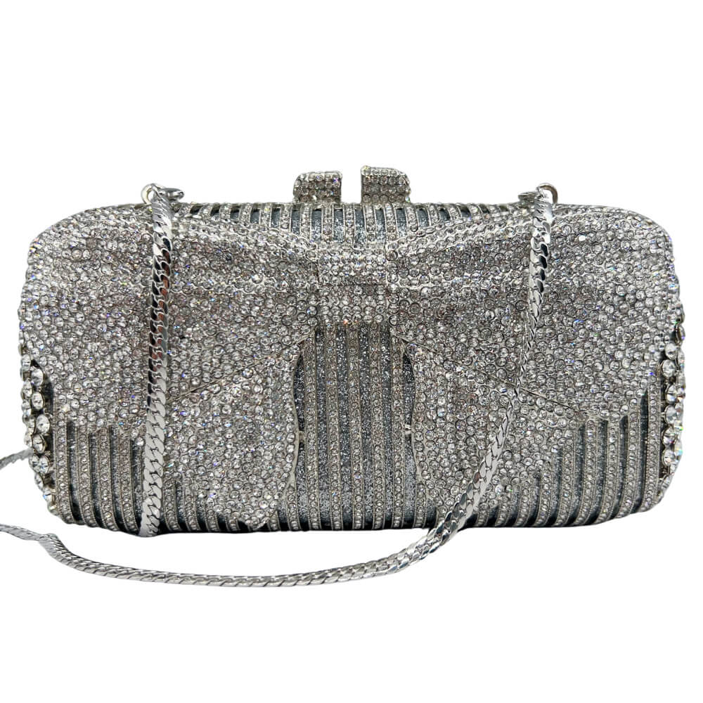 GlimBow Sparkling Crystal Clutch - 详情-12 view - WAAMII