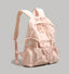 Bowknot Nylon Backpack Large Laptop School Bag For College Girls - Detailed shot (3) - WAAMII