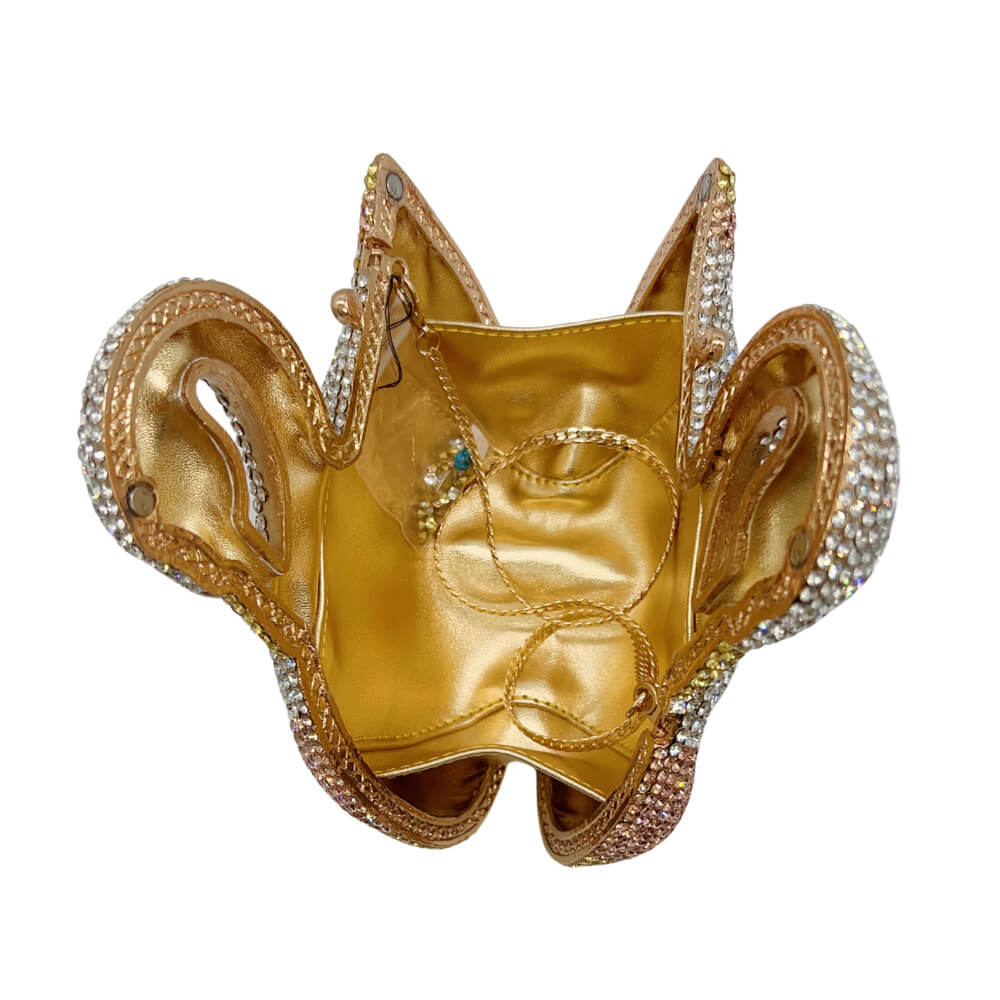 Luxury Diamond Swan Shaped Clutch Purse