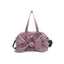Bowknot Drawstring Embroidered Backpack 2-in-1 Shoulder Bag in New Shoulder Bag Pink - WAAMII