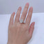 4.5 CT Round Solitaire Ring in Sterling Silver