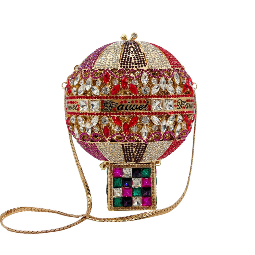 SkyLure Crystal Evening Clutch with Mini Basket - 详情-09 view - WAAMII