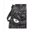 Black Denim Studded Chain Punk Backpack - Side profile (6) - WAAMII