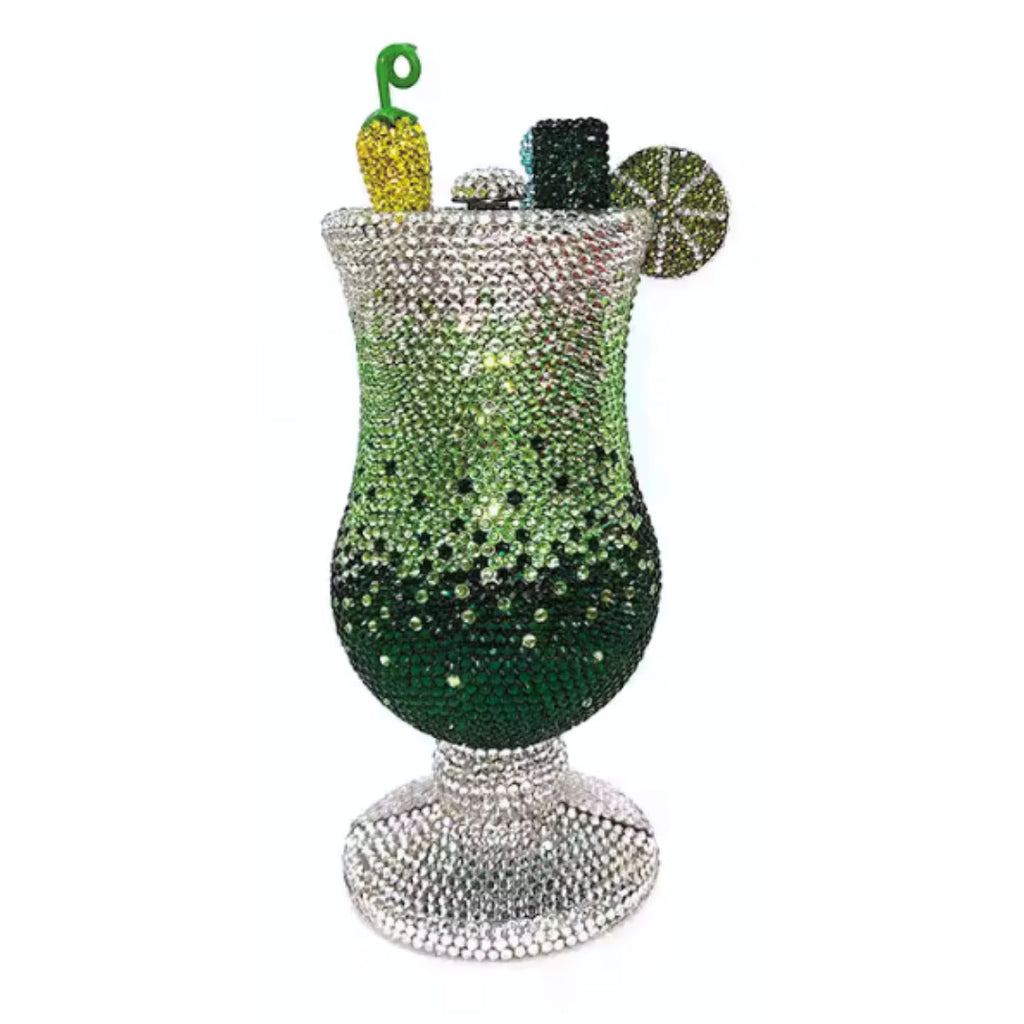 Sunset Spritz Hurricane Rhinestone Clutch