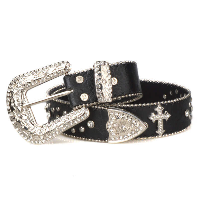小物 Heavenly Belt KorhLeoh Rhinestone Belt for Women Men - Sequin Diamond