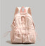 Bowknot Nylon Backpack Large Laptop School Bag For College Girls - Main product view (7) - WAAMII