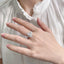 4.5 CT Round Solitaire Ring in Sterling Silver - View 4