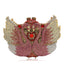 Swan Embrace Crystal Evening Clutch