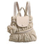 Ruched Cloud Backpack Nylon Canvas For College Girls