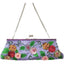 Elegant Handcrafted Beaded Embroidery Clip Clutch Purse