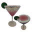 CrystaTini Stemmed Cocktail Clutch with Lemon Slice & Mirror Lid - Main product view (1) - WAAMII