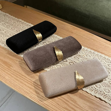 Elegant Gold Leaf Clutch Bag