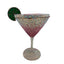 CrystaTini Stemmed Cocktail Clutch with Lemon Slice & Mirror Lid - Front view (4) - WAAMII