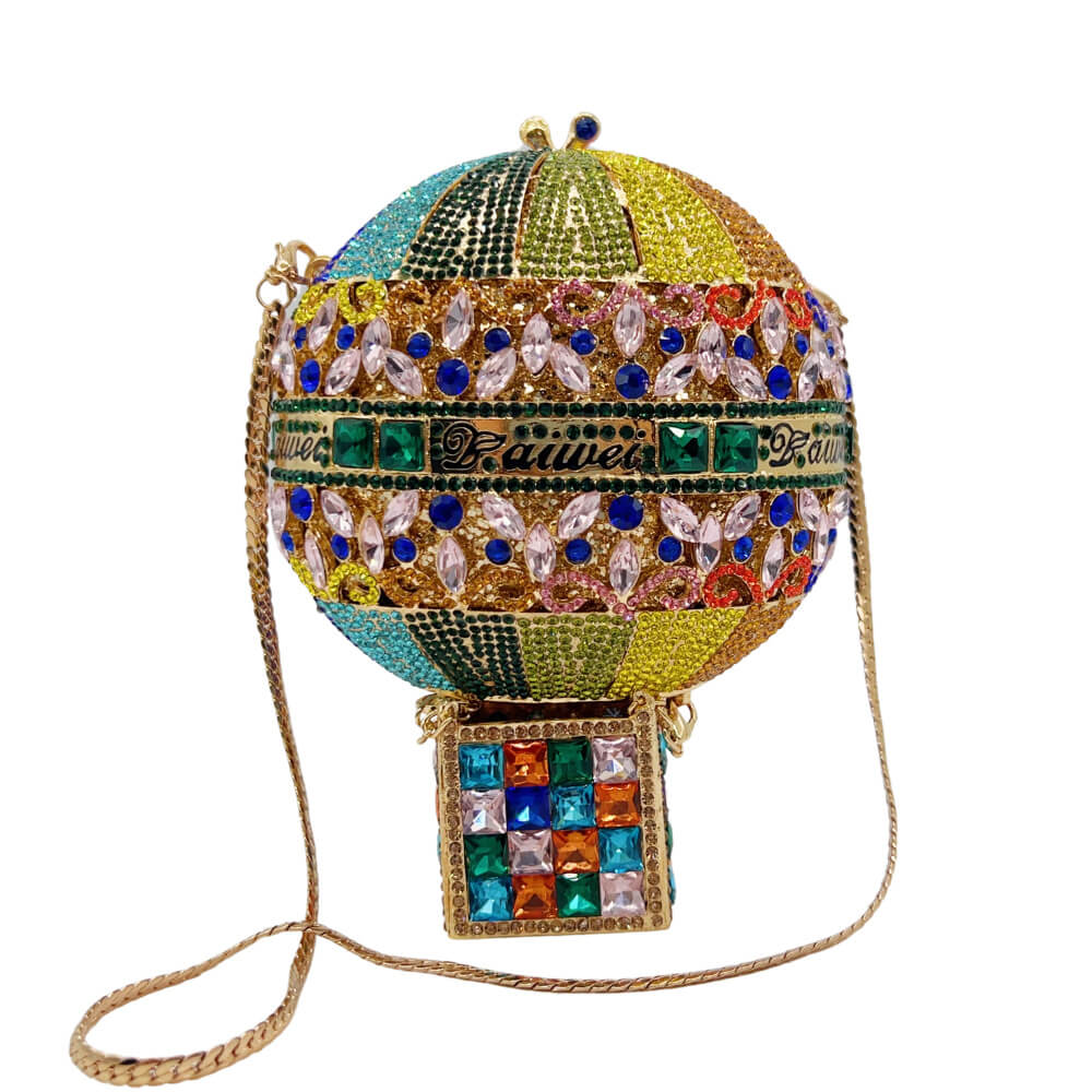 SkyLure Crystal Evening Clutch with Mini Basket - 详情-07 view - WAAMII