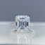 8 CT Round Moissanite Solitaire Ring in Sterling Silver - View 2