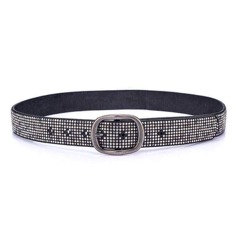 Rebeluxe Wide Studded Belt - Back view (5) - WAAMII