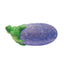 Aubrielle Eggplant Rhinestone Clutch - Violet