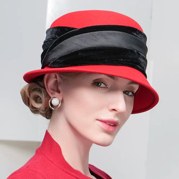 New Fashion Plaid Wool Bucket Hat - - Luxury Accessories by WAAMII